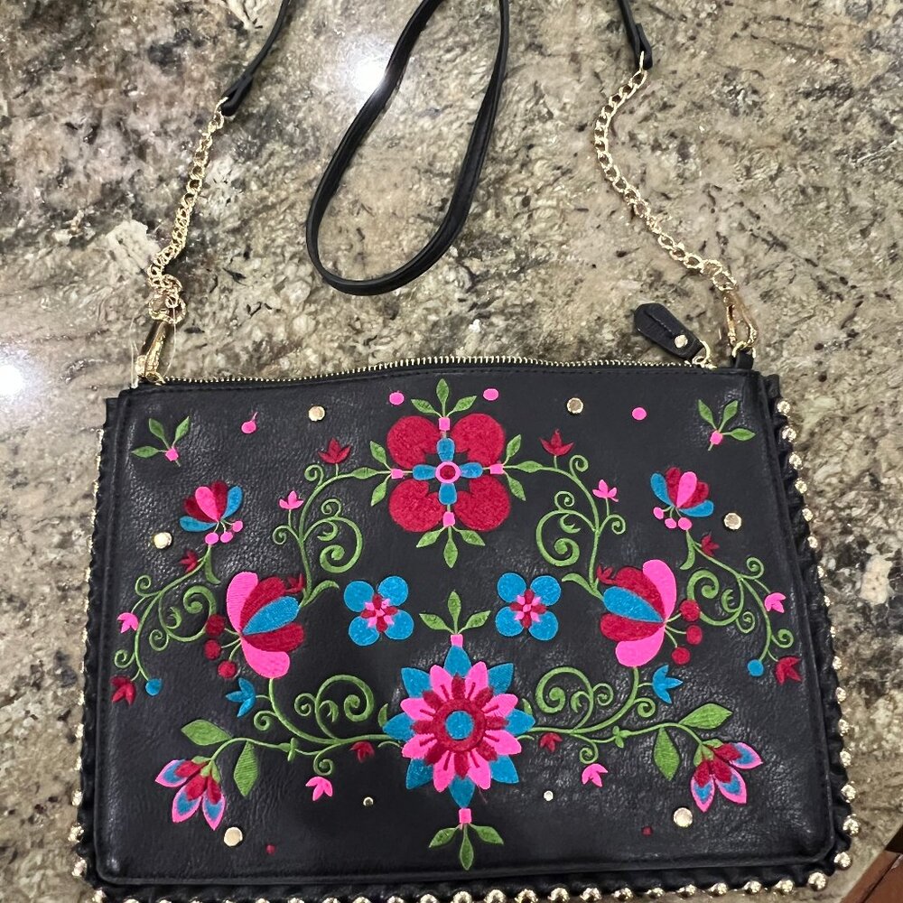 Embroidered purse from Saks 5th Avenue